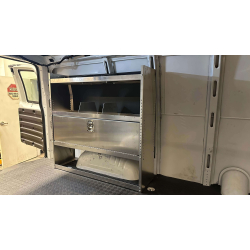 Aluminium Van Shelving with Door Kit for Ford Transit Low Roof