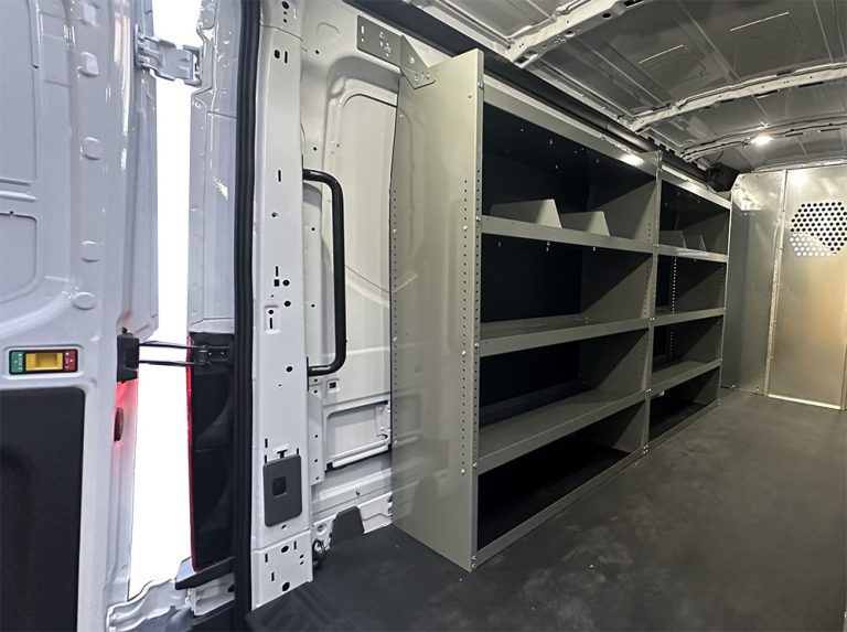 Set of 2 Shelving Units Ford Transit Full Size Medium and High Roof