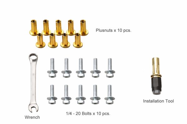 1/4-20 Rivet Nut Plusnut Installation Kit