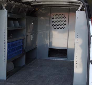 Ford Transit Full Size Van - Low Roof - Safety Partition, Bulkhead with 10" opening at floor level