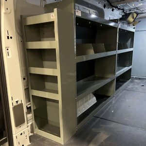 Storage Shelf Tower to fit Mercedes Metris - 40"H x 9"D x 13W