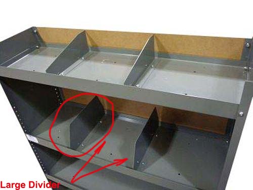 Shelving Dividers for Middle/Bottom Tray